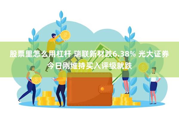 股票里怎么用杠杆 瑞联新材跌6.38% 光大证券今日刚维持买入评级就跌