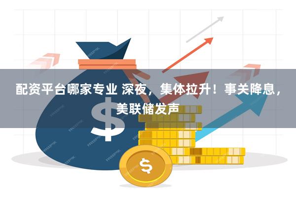 配资平台哪家专业 深夜，集体拉升！事关降息，美联储发声