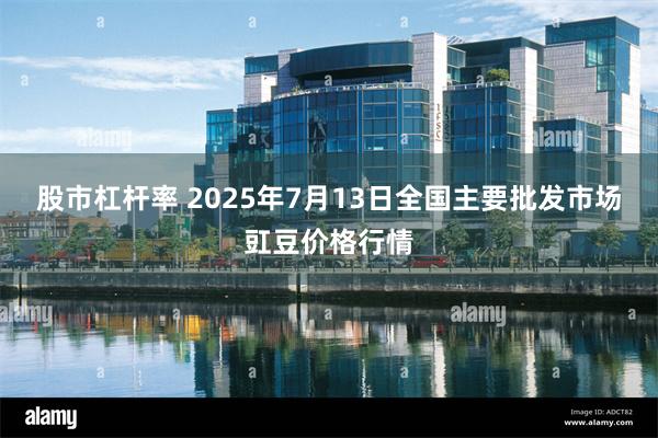 股市杠杆率 2025年7月13日全国主要批发市场豇豆价格行情