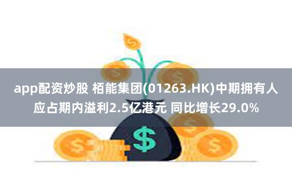 app配资炒股 栢能集团(01263.HK)中期拥有人应占期内溢利2.5亿港元 同比增长29.0%